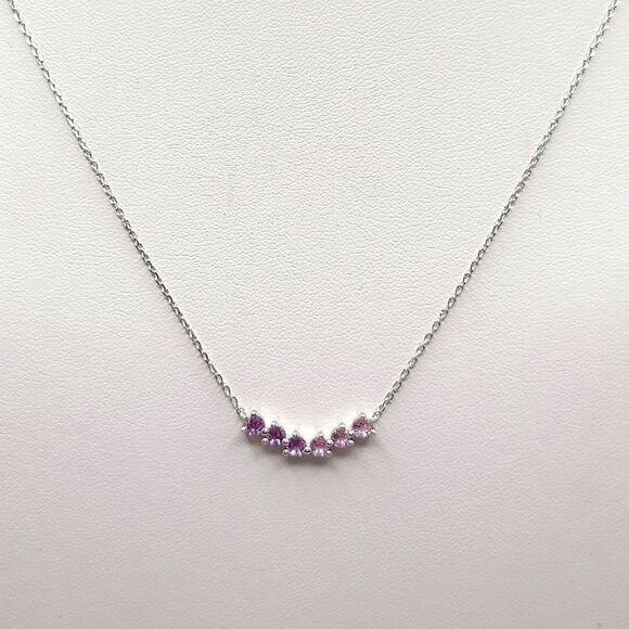 Sterling Silver amethyst necklace. - Picture 3 of 9